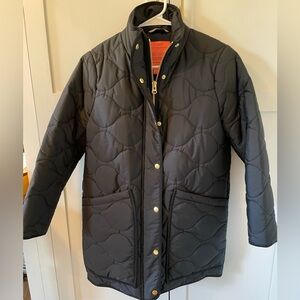 J.Crew Petite quilted cocoon puffer with PrimaLoft®, Petite Small, Black